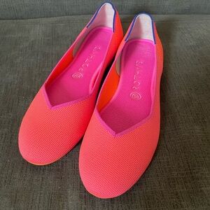 Rothy's Women's Tropical Pink Flats 10